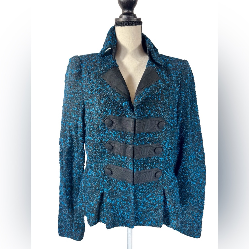 Nanette Lepore Tweed Military Jacket‎